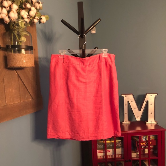 Pink Ann Taylor LOFT suit skirt size 10 - Picture 1 of 4